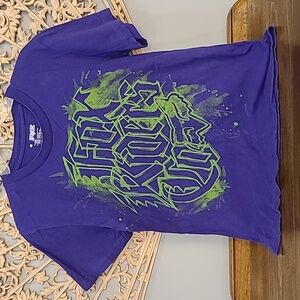 Fox Purple and Green Kids T-Shirt